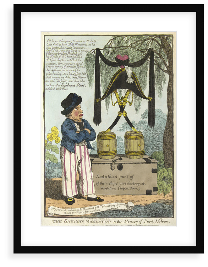The sailor's monument to the memory of Lord Nelson by William Holland