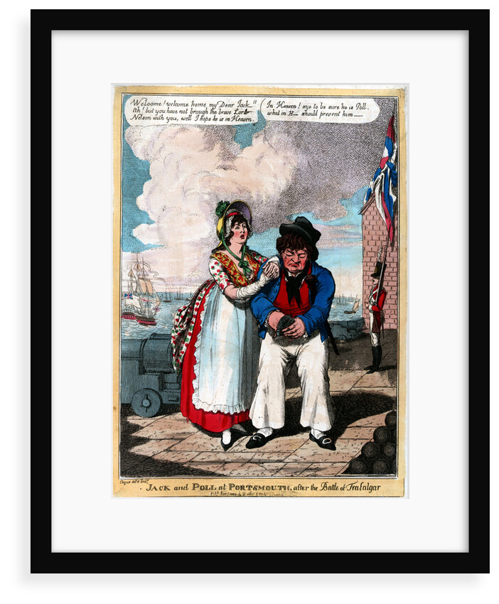 Jack and Poll at Portsmouth, after the Battle of Trafalgar by Argus