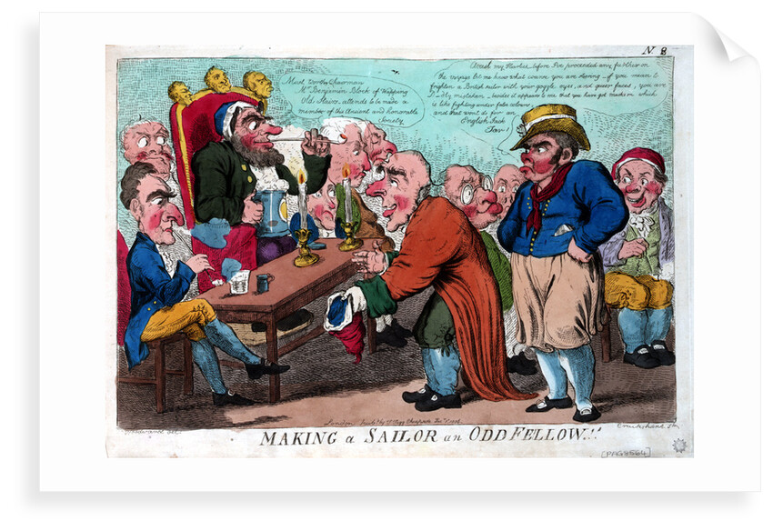 Making a Sailor an Odd Fellow! by George M. Woodward