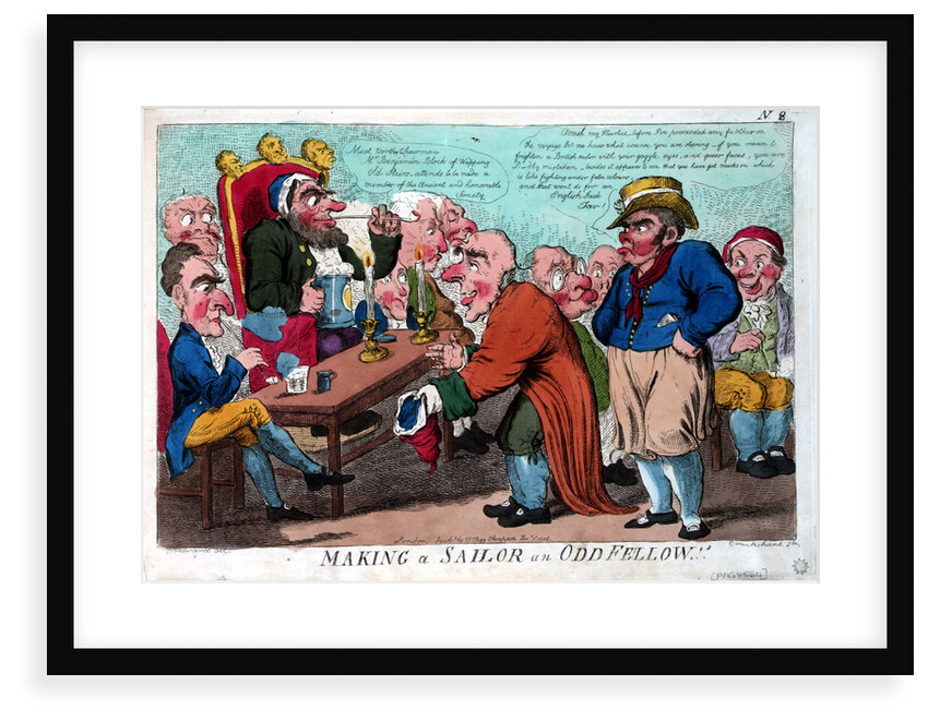 Making a Sailor an Odd Fellow! by George M. Woodward
