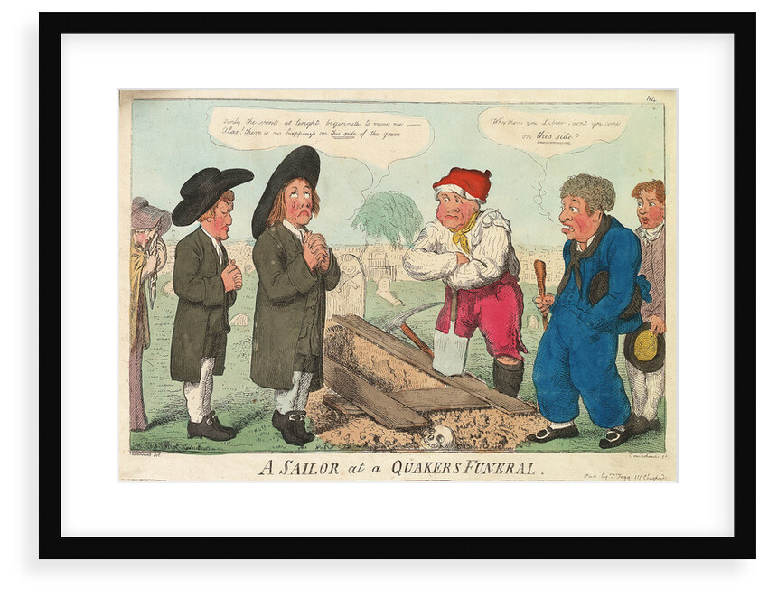 A sailor at a Quakers Funeral by George M. Woodward