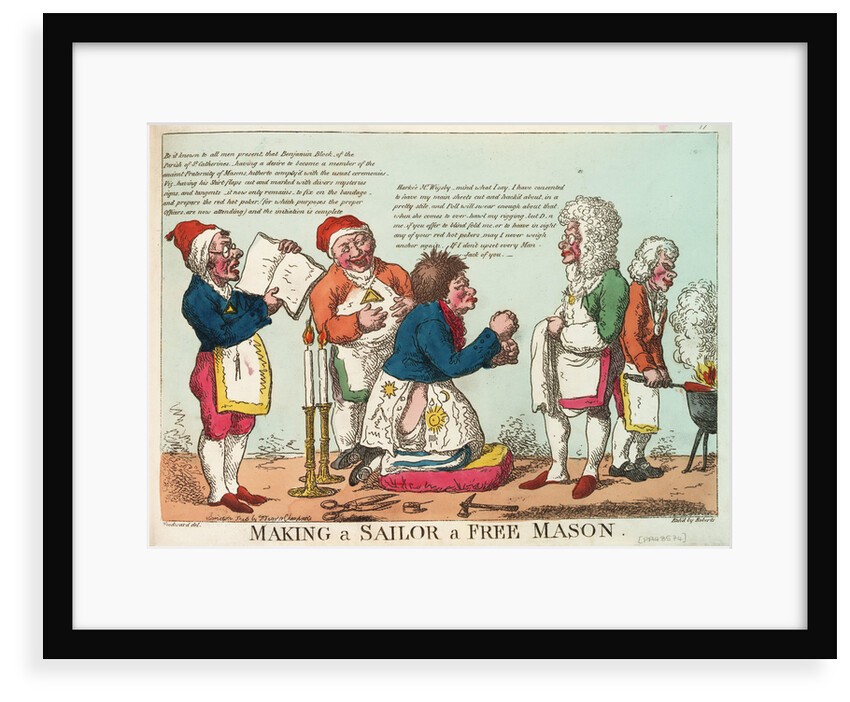 Making a Sailor a Free Mason by George M. Woodward