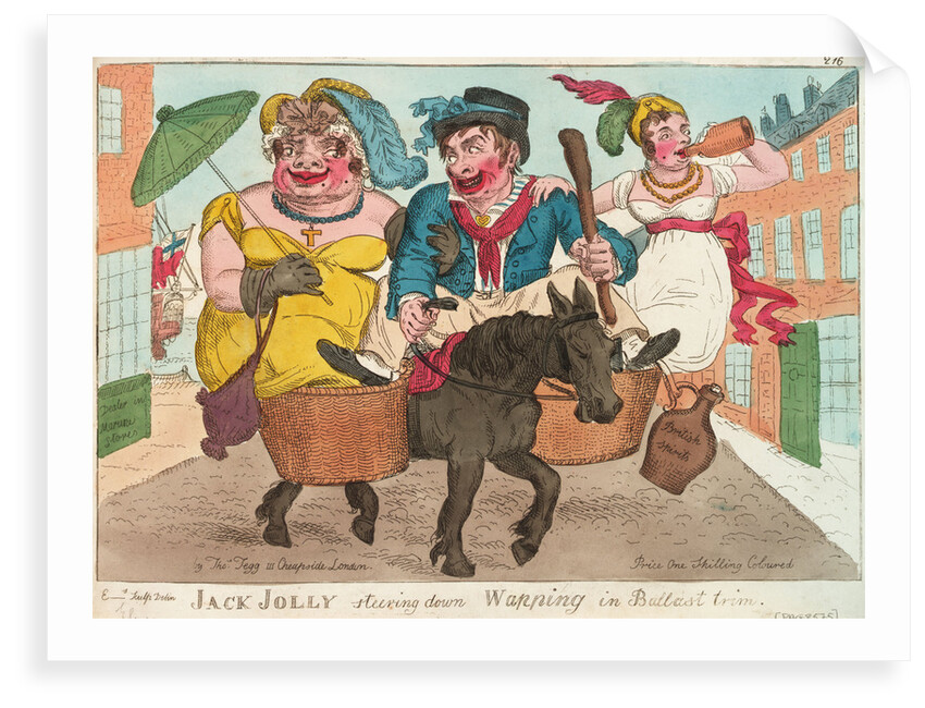 Jack Jolly steering down Wapping in Ballast trim by Elmes