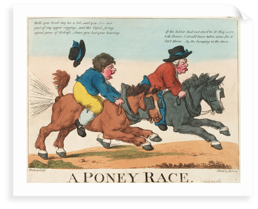 A Poney Race by George M. Woodward