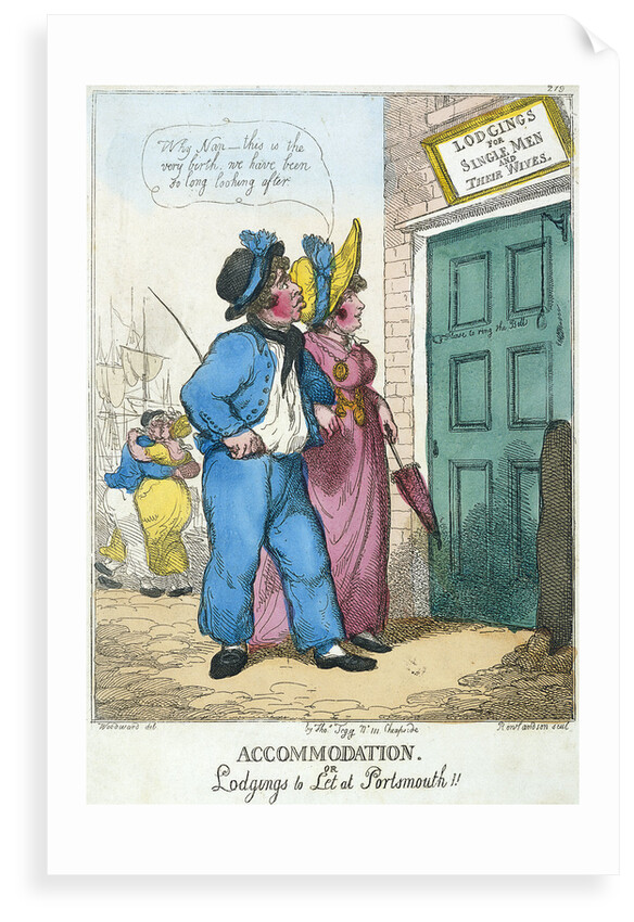 Accommodation or Lodgings to Let at Portsmouth!! by George M. Woodward