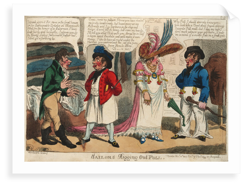 Sailors rigging out Poll by George M. Woodward