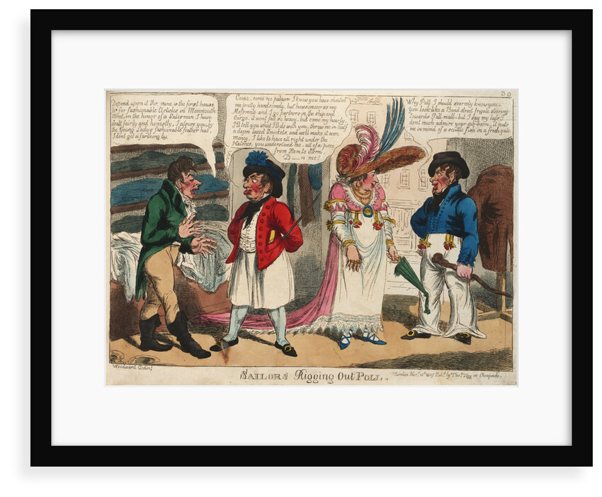 Sailors rigging out Poll by George M. Woodward