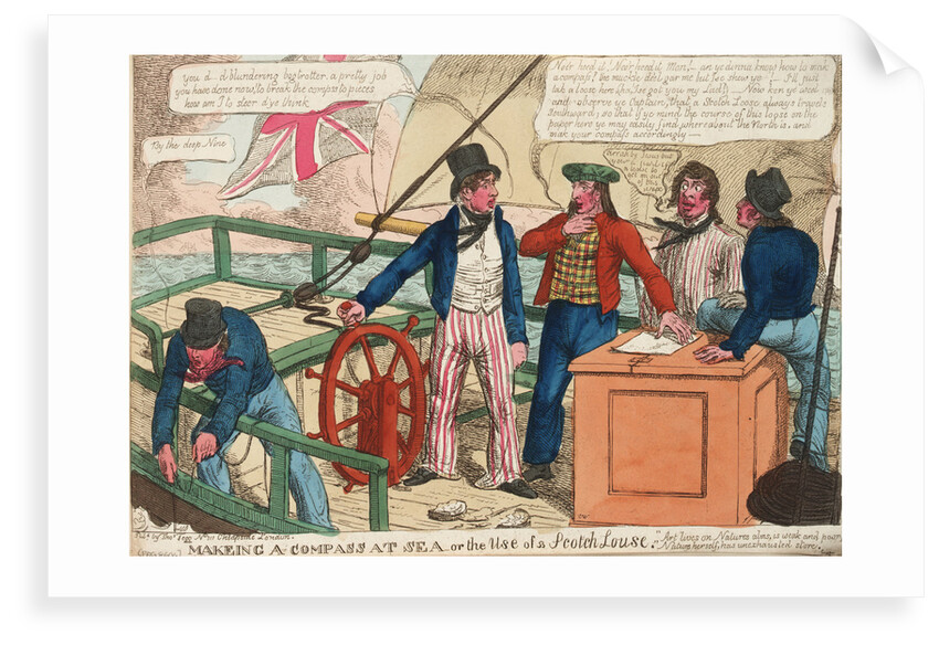 Making a compass at sea - or the Use of a Scotch Louse by C. Williams