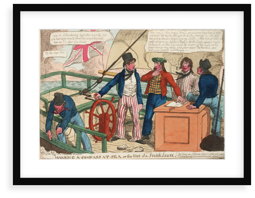 Making a compass at sea - or the Use of a Scotch Louse by C. Williams