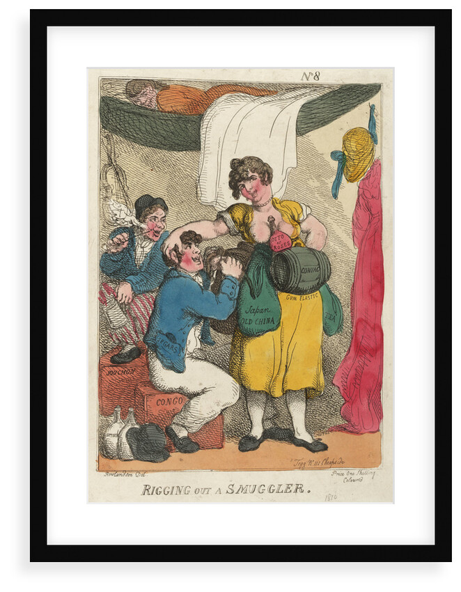 Rigging out a Smuggler by Thomas Rowlandson