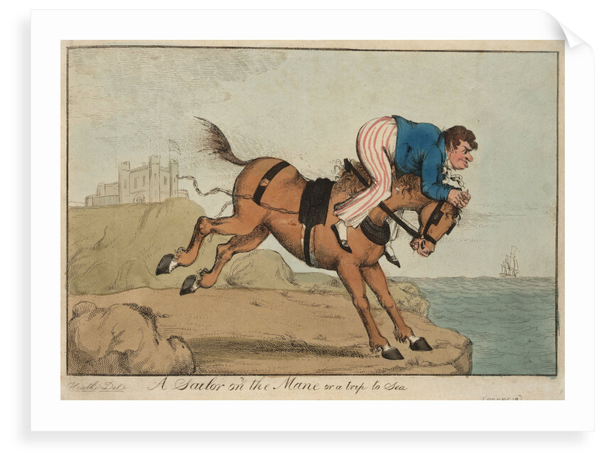 A Sailor on the Mane or a trip to Sea by William Heath