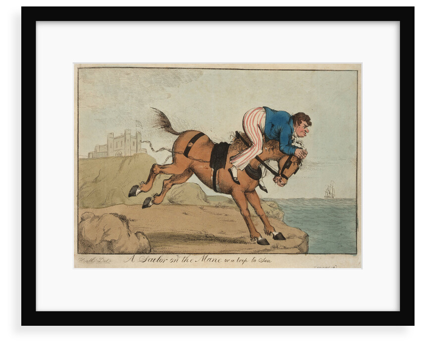 A Sailor on the Mane or a trip to Sea by William Heath