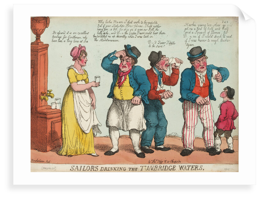Sailors drinking the Tunbridge Waters by Thomas Rowlandson