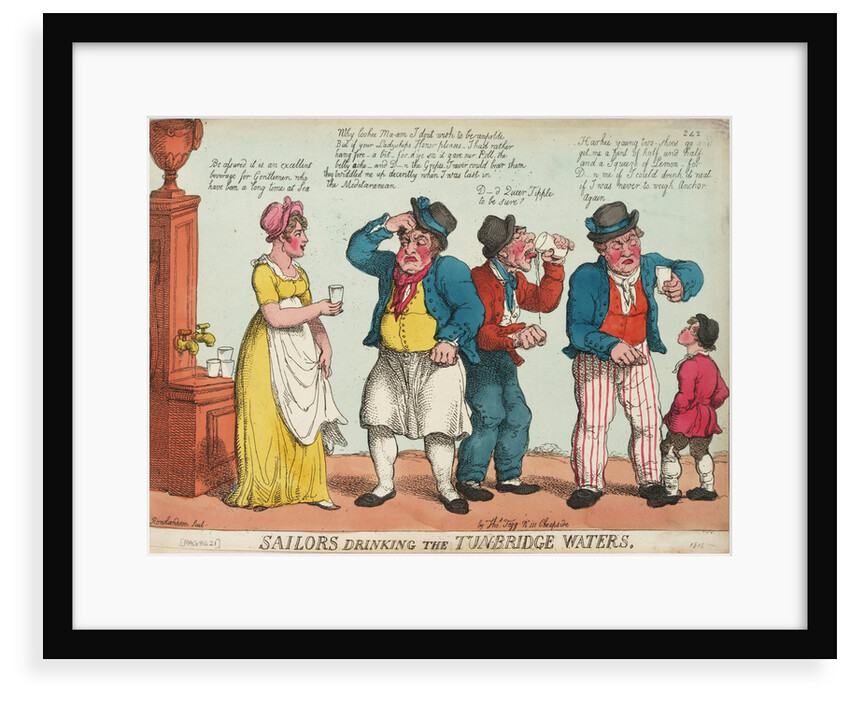 Sailors drinking the Tunbridge Waters by Thomas Rowlandson