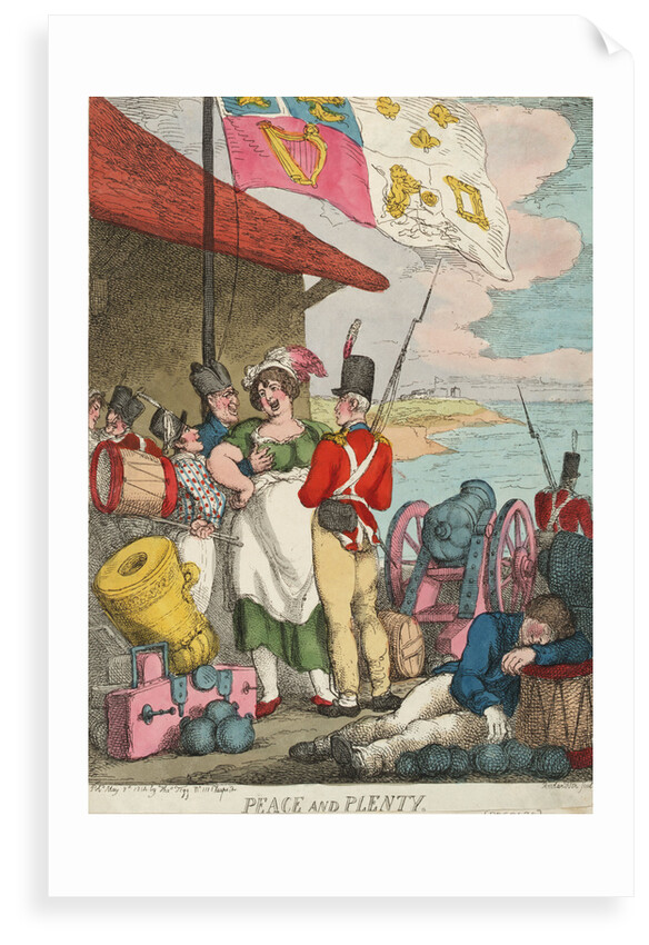 Peace and Plenty by Thomas Rowlandson