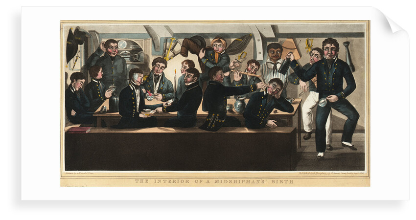 The Interior of a Midshipman's Birth by G. Humphrey