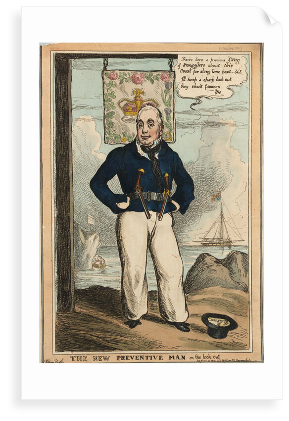 The New Preventive Man on the lookout by William Heath