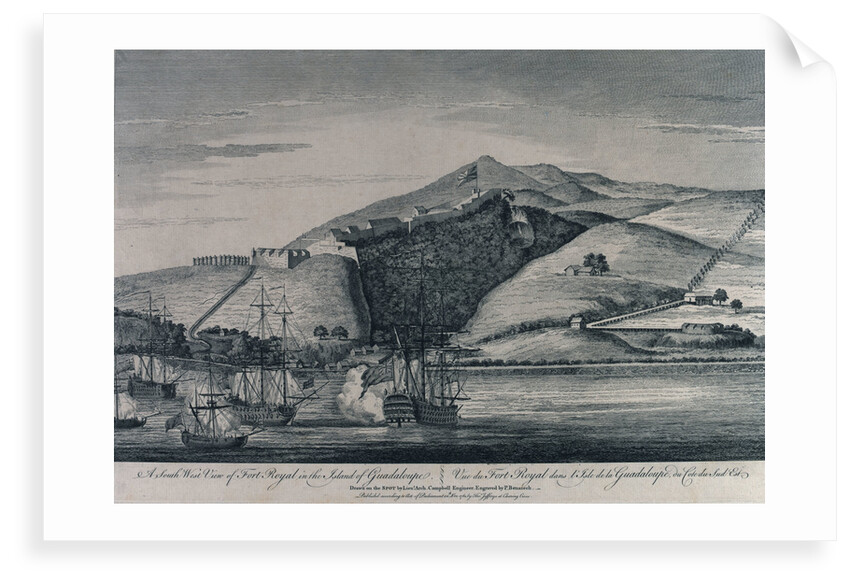 A south west view of Fort Royal in the island of Guadaloupe by Archibald Campbell