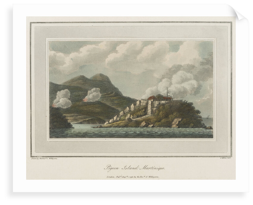 Pigeon Island, Martinique by C. Willyams