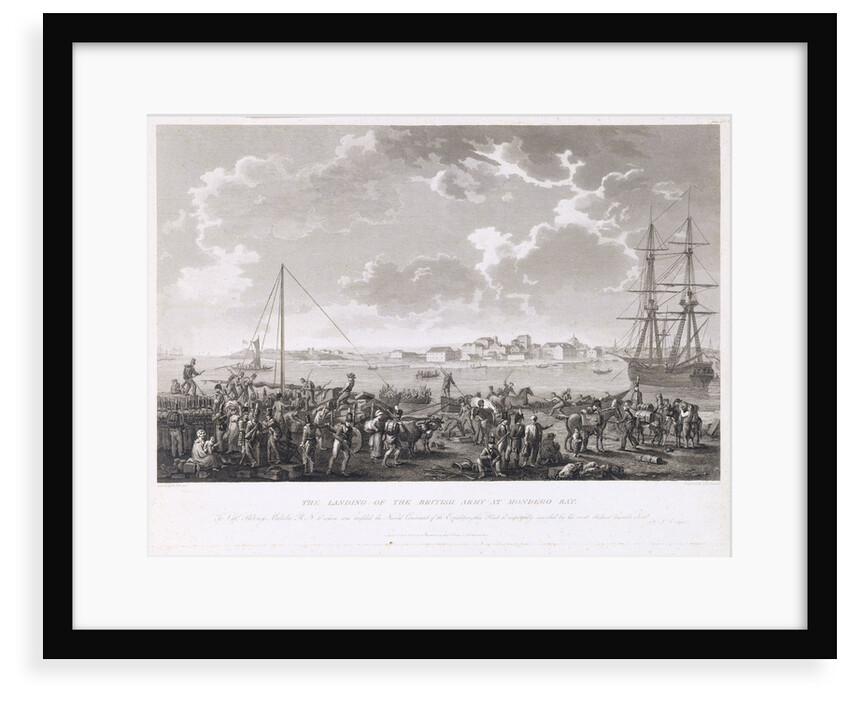 The landing of the British Army at Mondego Bay by H. L'Eveque