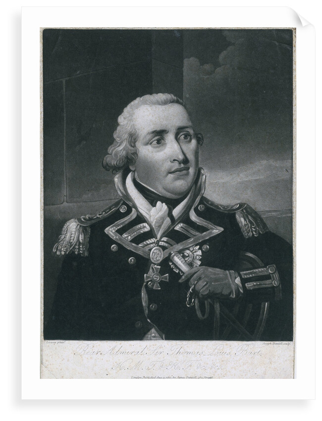 Rear Admiral Sir Thomas Louis (1759-1807) by Richard Livesay