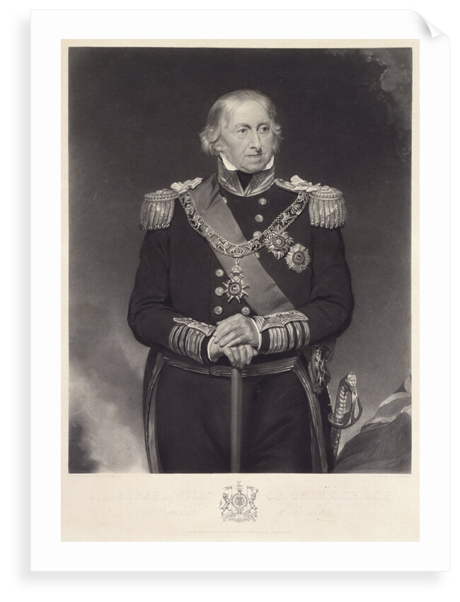 Admiral of the White Sir Edward William C.R. Owen (1771-1849) by Henry William Pickersgill