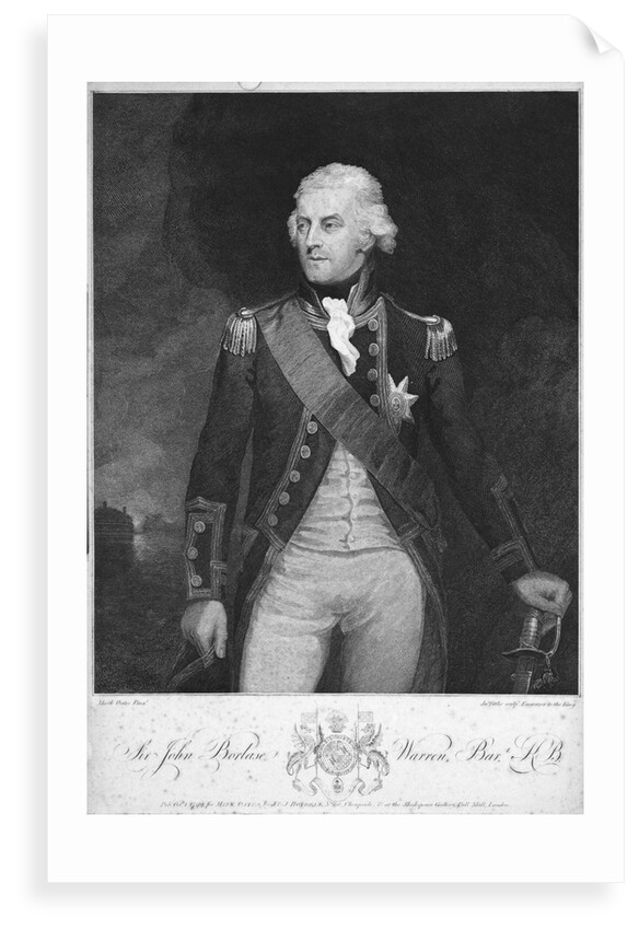 Admiral Sir John Borlase Warren (1753-1822) by Mark Oates