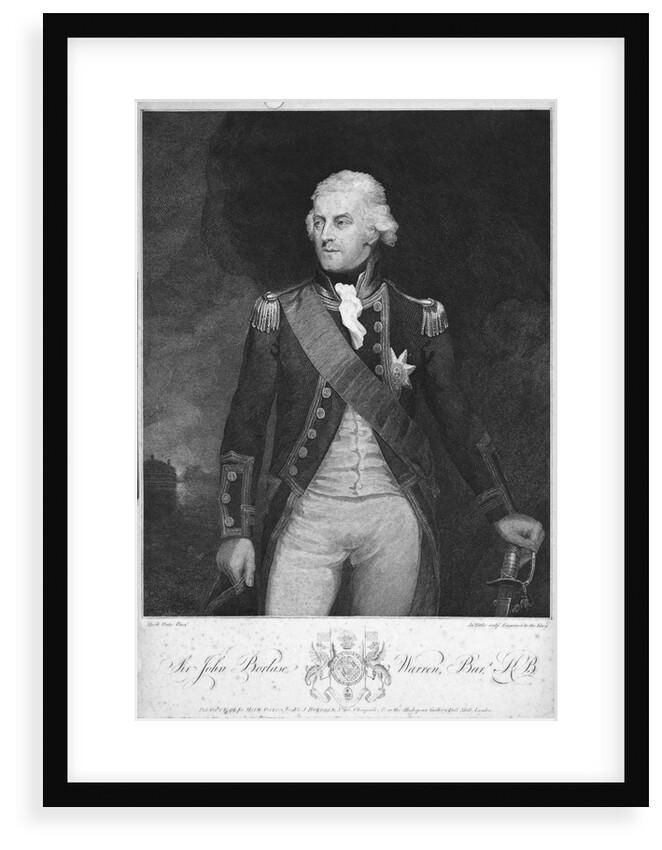 Admiral Sir John Borlase Warren (1753-1822) by Mark Oates