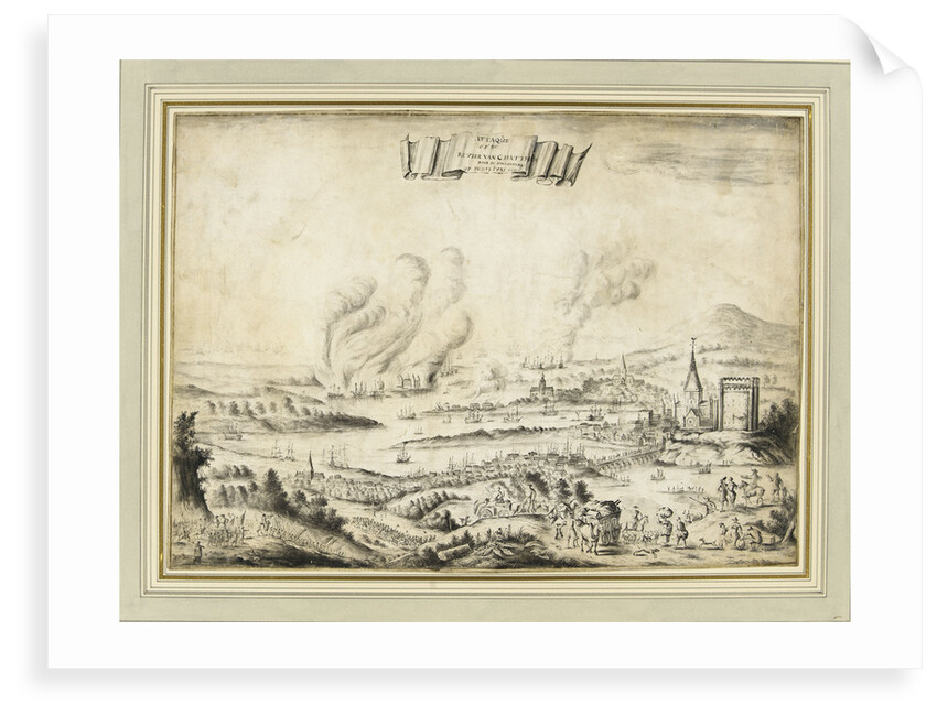 The Dutch in the Medway, 1667 by Bastiaan Stoopendael
