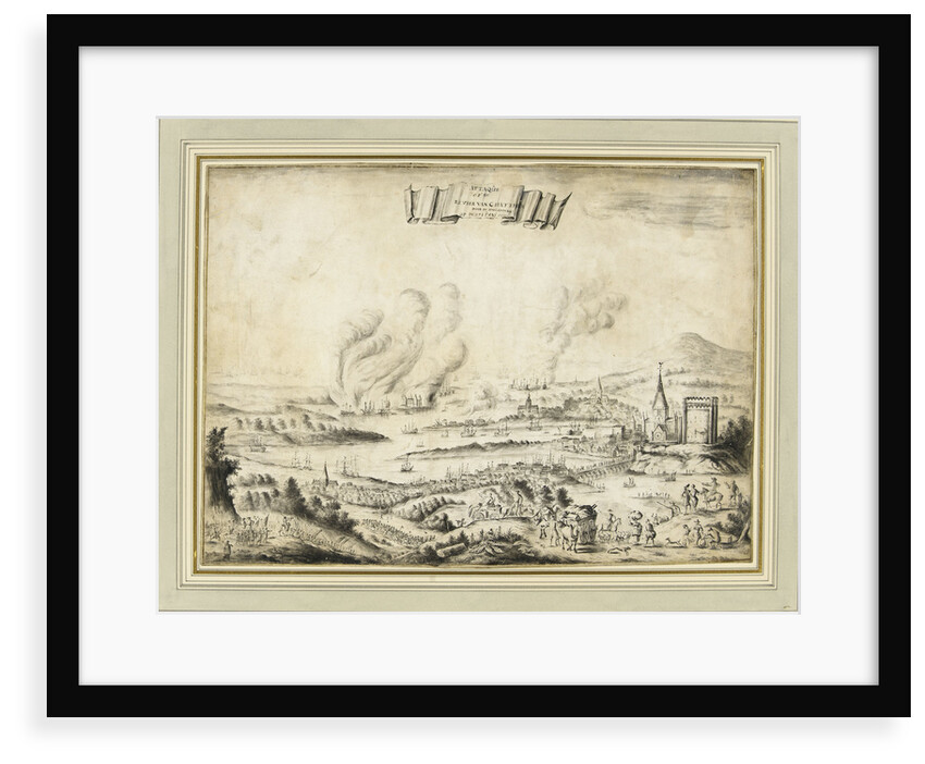 The Dutch in the Medway, 1667 by Bastiaan Stoopendael