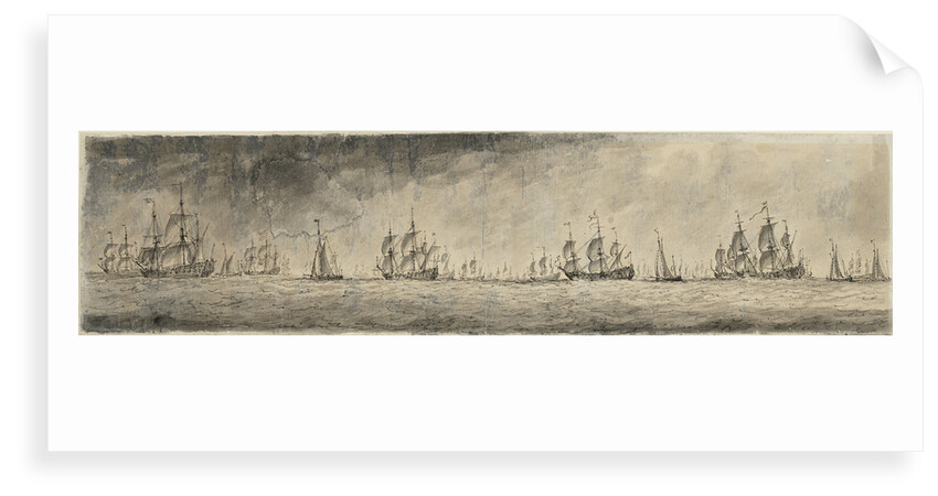 Dutch fleet by Willem van de Velde the Elder