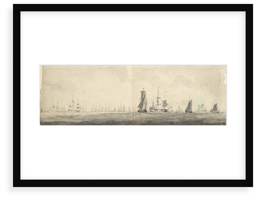 Dutch fleet by Willem van de Velde the Elder