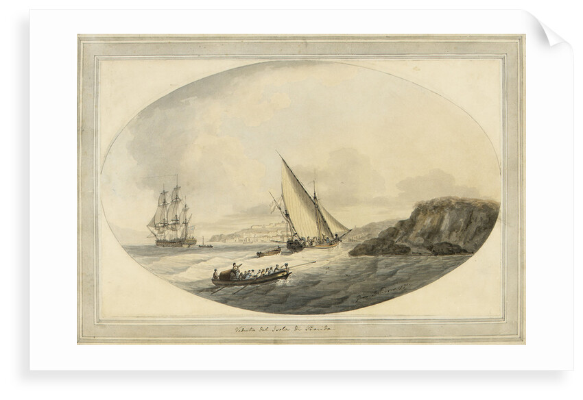 View of the island of Procida by John Thomas Serres