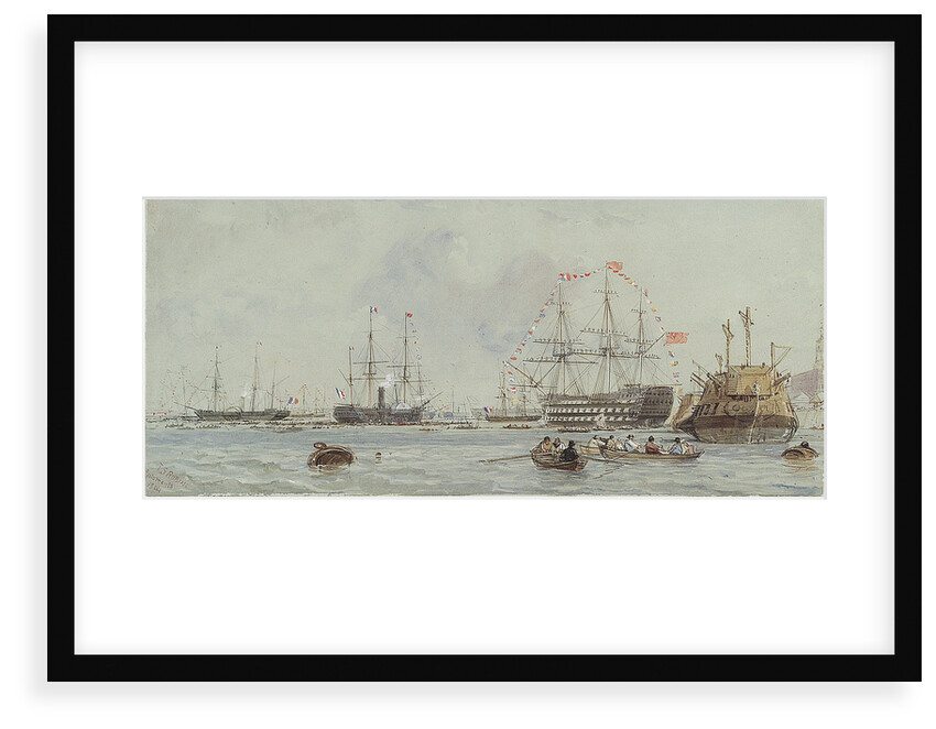 Louis Philippe's visit to Queen Victoria, 1844 by Thomas Sewell Robins
