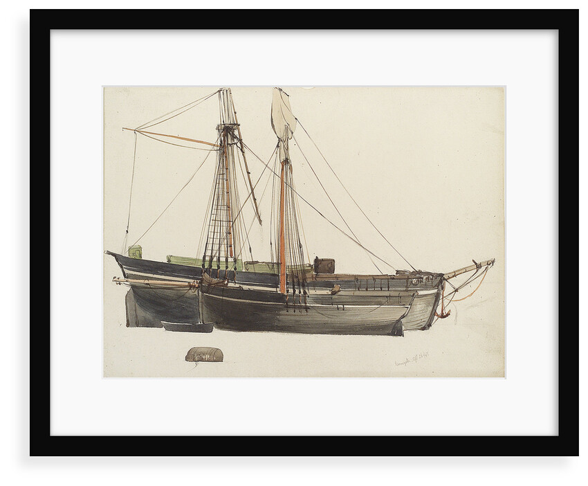 Ramsgate boats by Thomas Sewell Robins