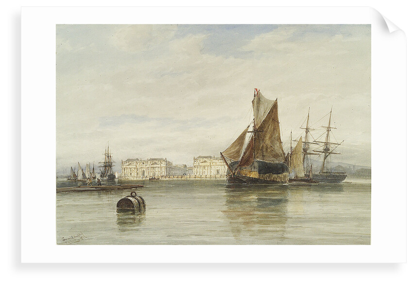 Greenwich Hospital, 1876 by Thomas Bush Hardy