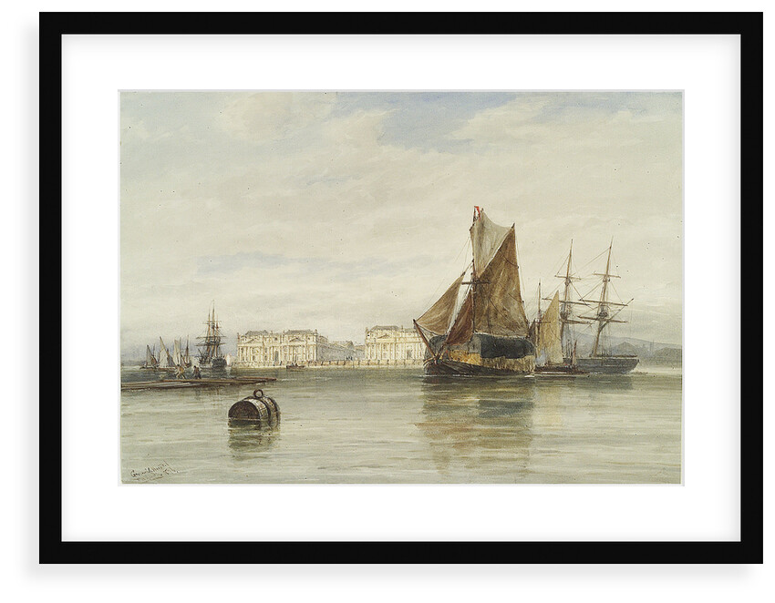 Greenwich Hospital, 1876 by Thomas Bush Hardy