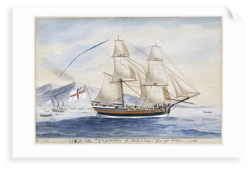 The 'Vigilant' of Hull,  Captain George Orton by Reuben Chappell