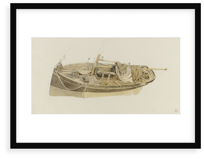 Study of an oyster dredger by Edward Duncan