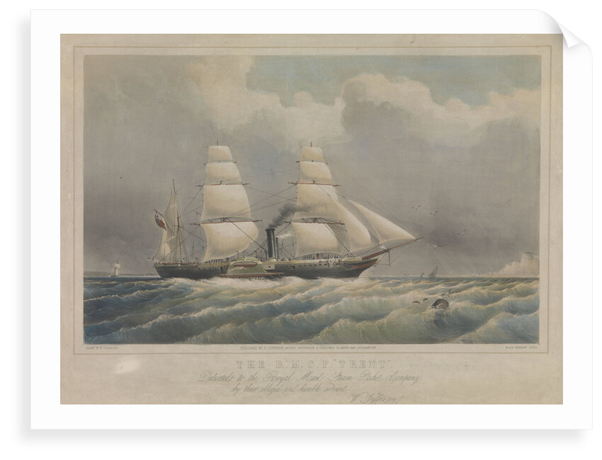 The RSMP 'Trent' dedicated to the Royal Mail Steamship Company by.... W Jeffreson by W. Jeffreson
