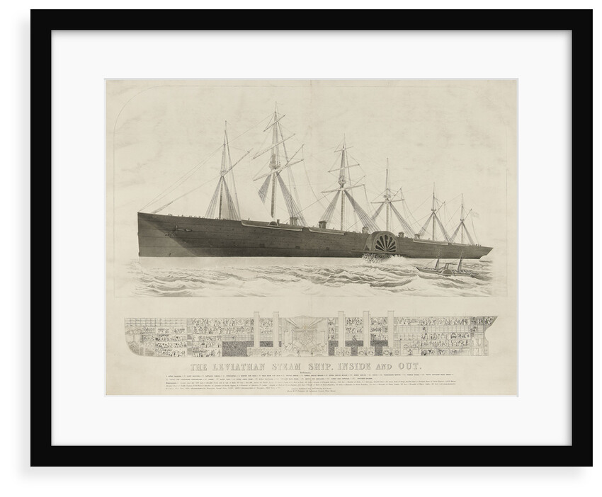 The 'steam ship 'Leviathan' ('Great Eastern') by Read & Co