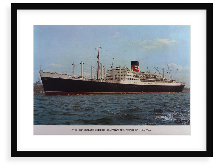 The New Zealand Shipping Company's MV 'Ruahine' 17850 tons by unknown