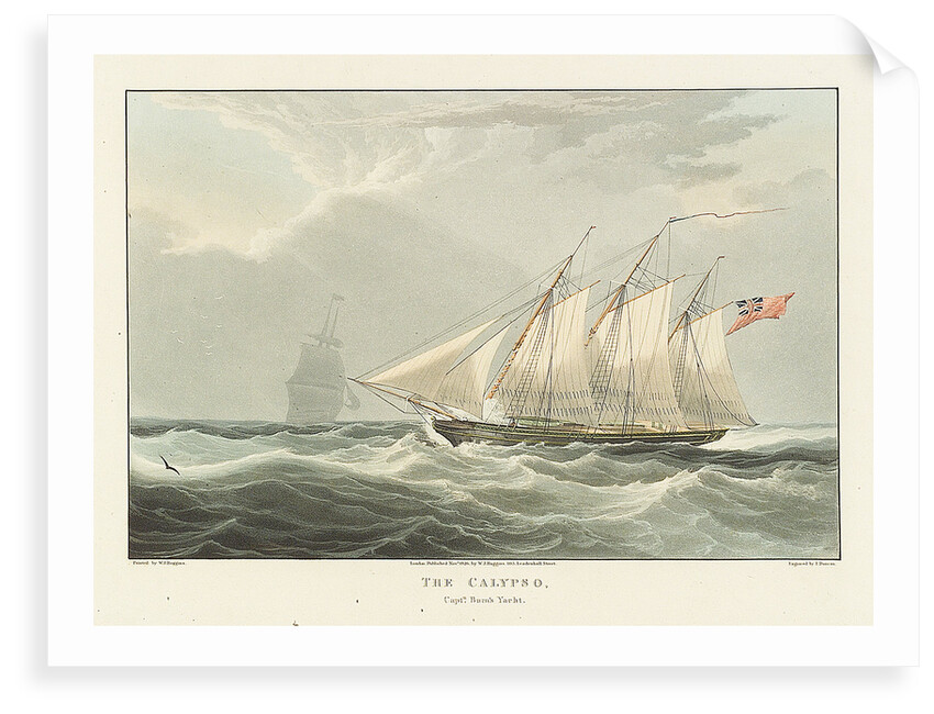 Captain Burn's yacht 'Calypso' by William John Huggins