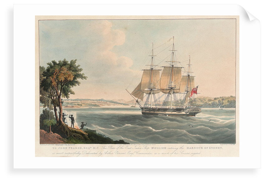 The East Indiaman 'Mellish' by William John Huggins