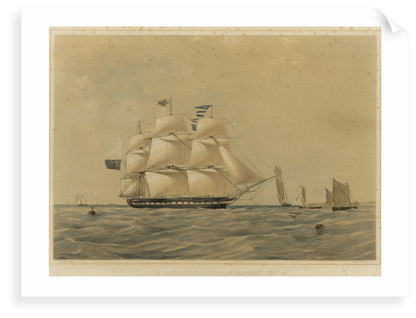 The East Indiaman 'Alfred' by Thomas Goldsworth Dutton
