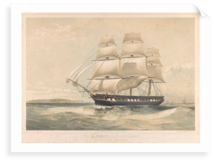The Alfred East Indiaman by Thomas Goldsworth Dutton