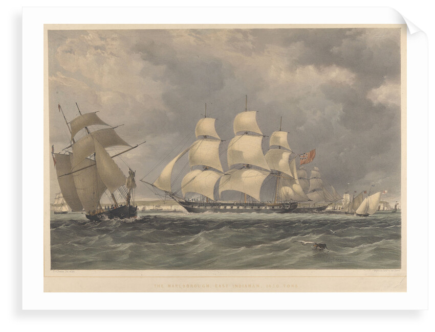 The 'Marlborough' East Indiaman (1846) 1450 Tons by Thomas Goldsworth Dutton