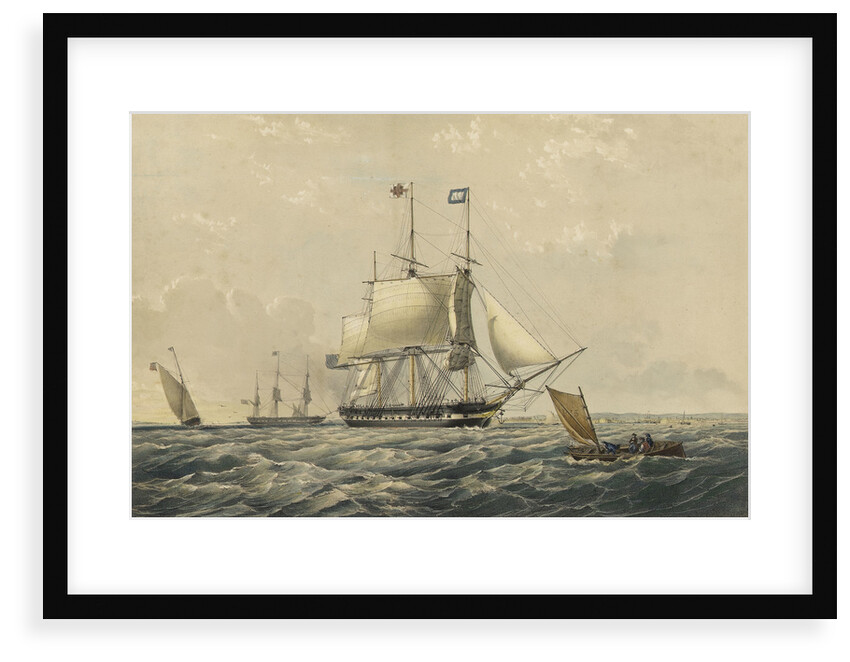 The East Indiaman 'Trafalgar' East Indiaman by Thomas Goldsworth Dutton