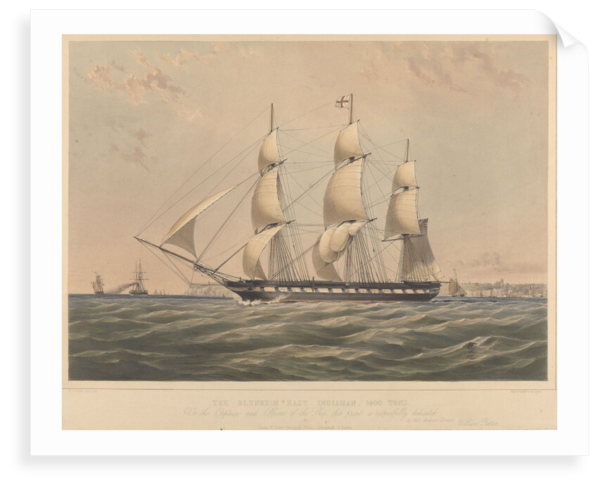 The 'Blenheim' East Indiaman (1848), 1400 Tons by Thomas Goldsworth Dutton