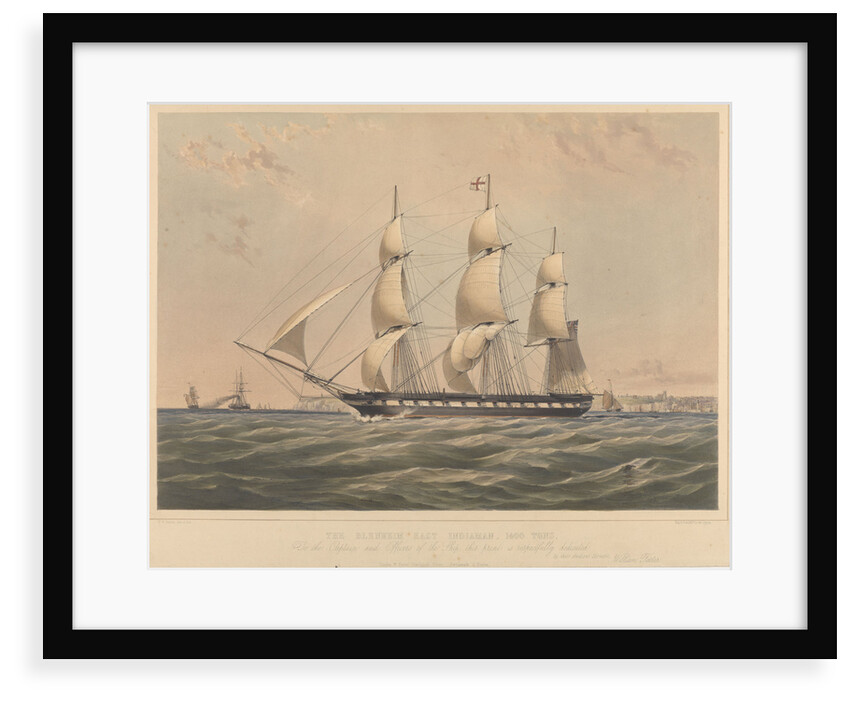The 'Blenheim' East Indiaman (1848), 1400 Tons by Thomas Goldsworth Dutton